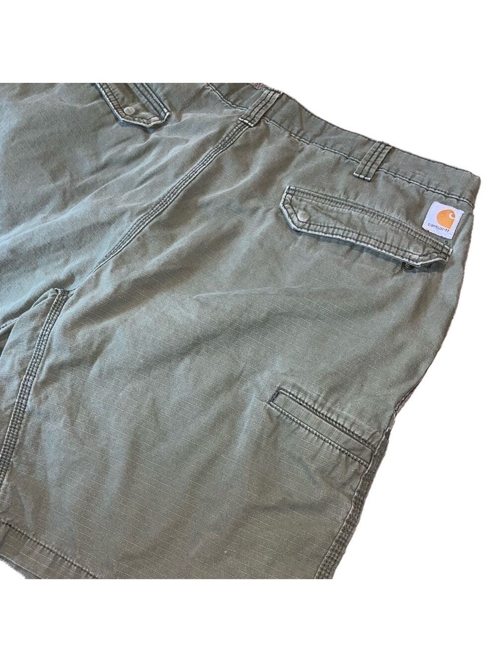 Carhartt Ripstop Shorts Men Size 40 Workwear Relaxed Baggy - Picture 10 of 11